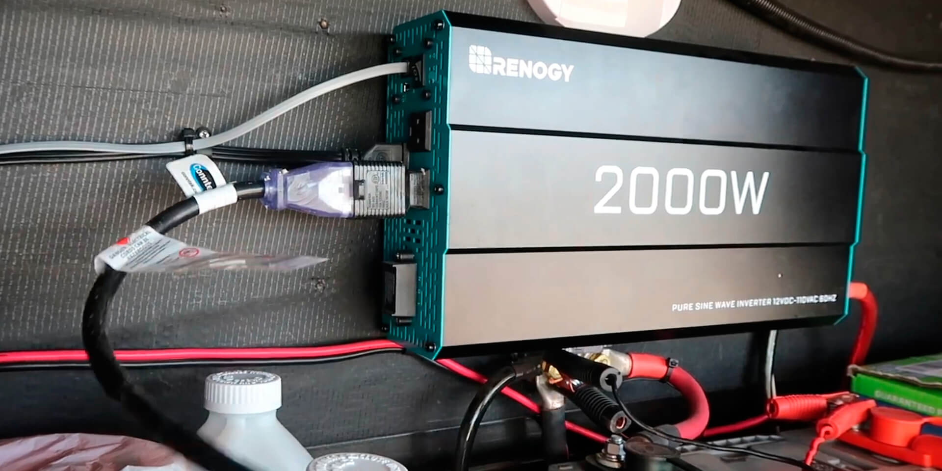 Connection the inverter to a car battery Reviewerst